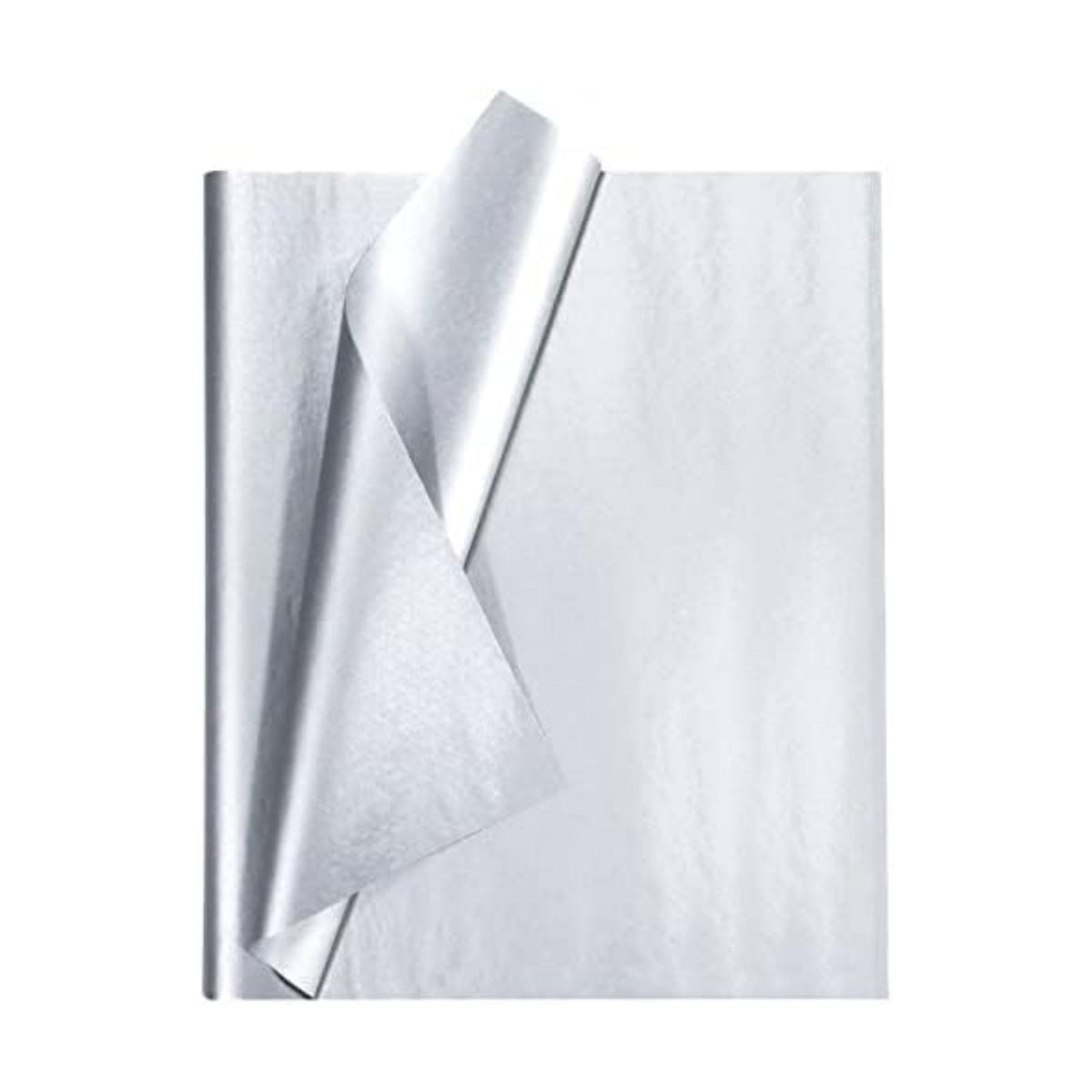 100 Sheets Silver Tissue Paper Artdly 12 x 20 Inches Silver Wrapping Paper Bulk for Weddings Birthday DIY Project Wrapping Crafts Decor