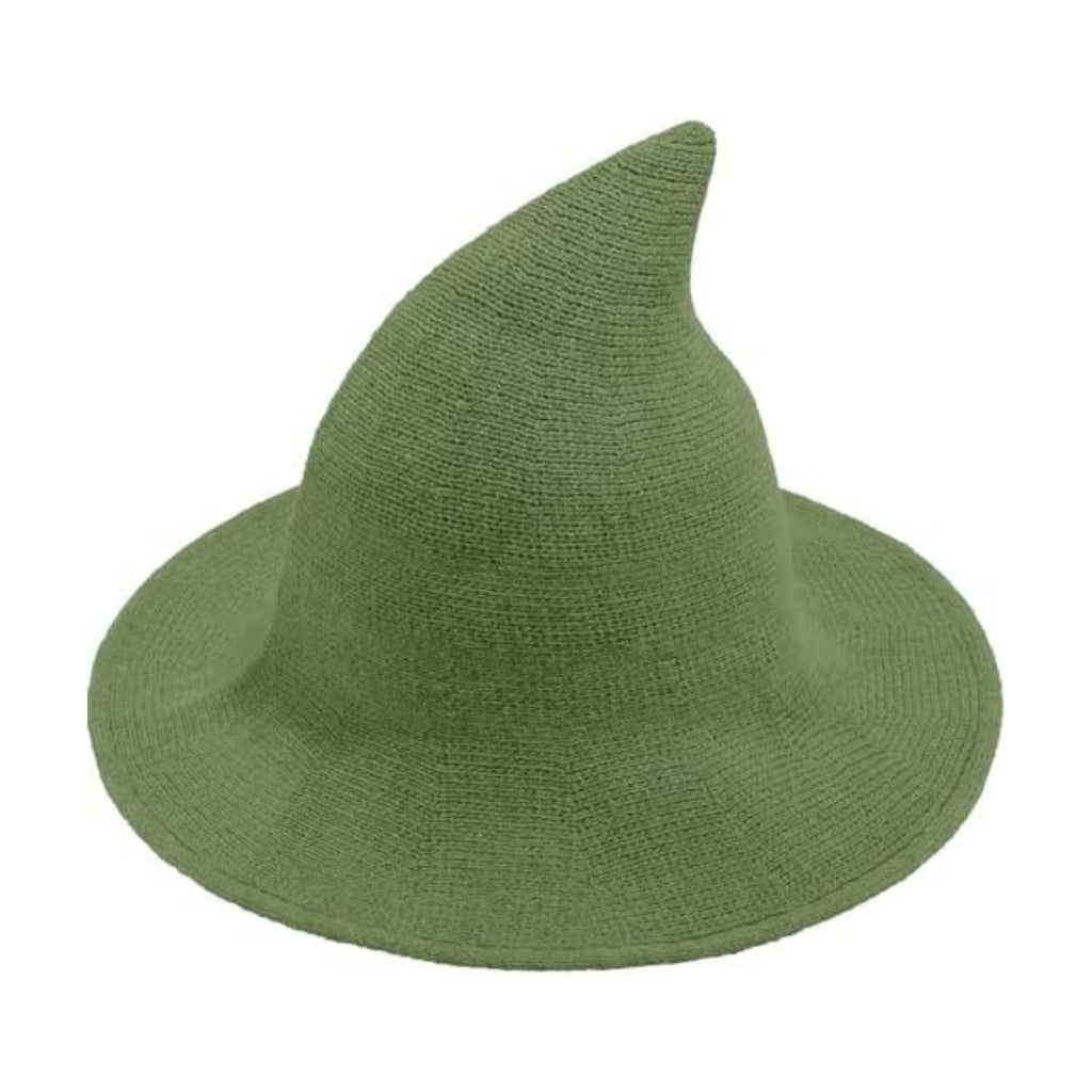 Witch Hat for Women,Wide Brim Foldable Knitted Wool Hats