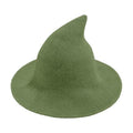 Witch Hat for Women,Wide Brim Foldable Knitted Wool Hats