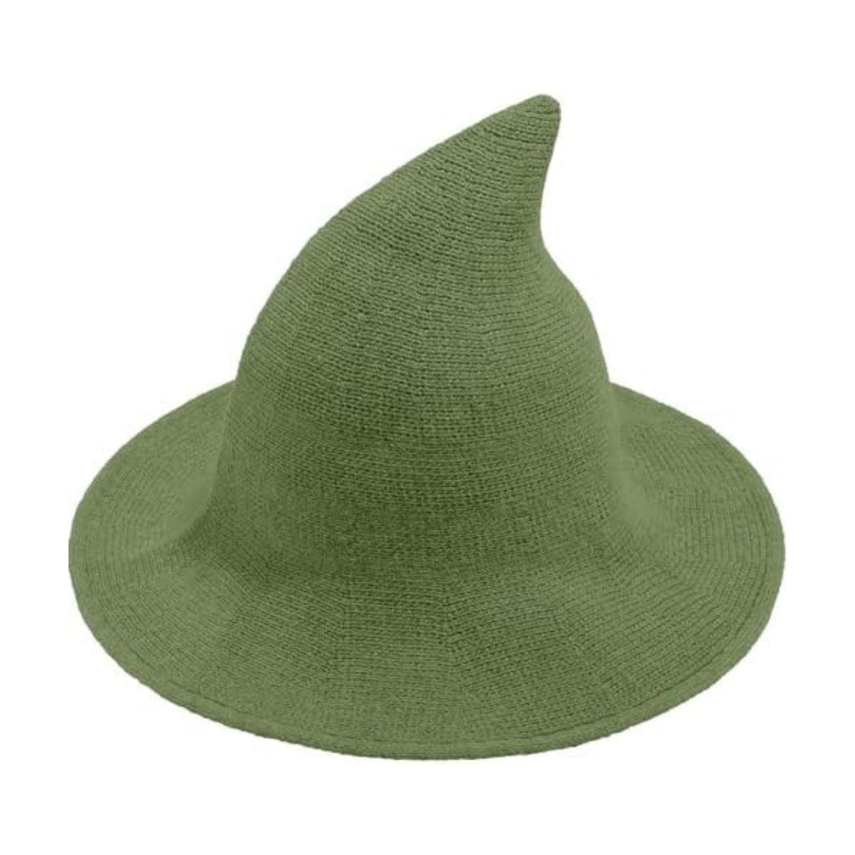 Witch Hat for Women,Wide Brim Foldable Knitted Wool Hats