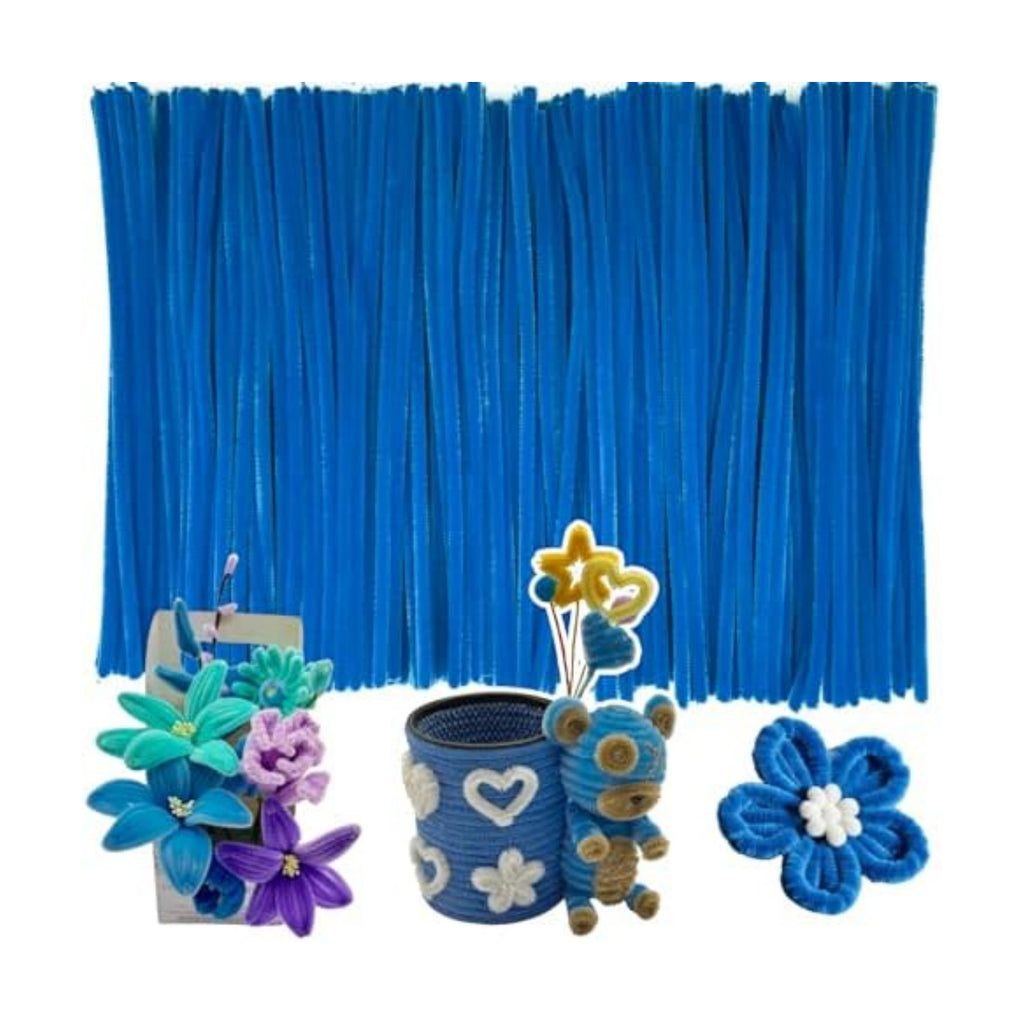 Blue Pipe Cleaners,Pipe Cleaners Craft,Arts and Crafts,Craft Supplies,Art Supplies,School Halloween Party Treat Bags,Girl Toys