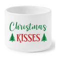 Candy Dish Cauldron, Christmas Mini Ceramic Candies Bowl Tiered Tray Decor, Snack Serving Bowl Table Wishes Accents for Themed Party Birthday Home Kitchen Events Gifts (Christmas Kisses)