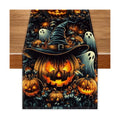 Ghost Pumpkin Table Runner Halloween Decorations for Home Decor