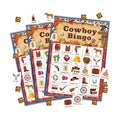 Cowboy Bingo Game Cards for Adults, Western Bingo Cards Game for Family Holidays Friends Gatherings, Ideal for Wild West Themed Party Games, 24 Players Birthday Party Supplies Favors, 012