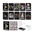 Motiskyy 100 Sets Christmas Cards with Envelopes Sticker, Gothic