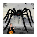 Halloween Decorations Giant Spider, 6.6 Ft Fake Halloween Decor Spiders Large, Furry Spiders for Outdoor Indoor Yard Home Costumes Party House Décor (1 Pack)