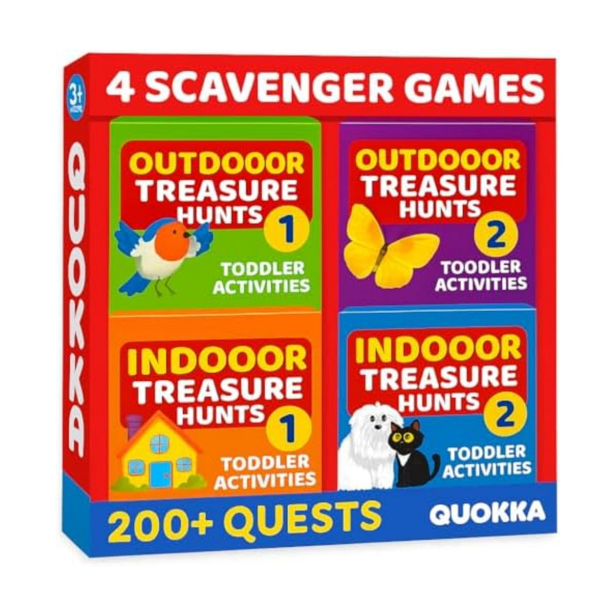 Scavenger Hunt for Toddlers 3-5 - Treasure Hunt for Kids Ages 4-8 Card Game