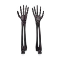 Oneida Vintro Halloween Skeleton Silverware Salad Tongs, Flatware