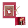 Engrowtic Christmas Gift Card Book, Money Holders for Cash, 5 Slots, Santa