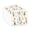 100Pcs Christmas Paper Napkins Nutcracker Disposable 2-Ply Napkins with Ballerinas, Christmas Trees, Horses Design for Bathroom, Xmas Dinners, Holiday Parties, Table Decor 6.5x6.5 Inch