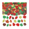 JULBEAR 300Pcs Fall Leaf Foam Stickers, Glitter Maple Leaves Decals