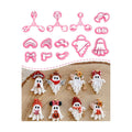 Keoker Halloween Polymer Clay Cutters, 13 Halloween Ghost Clay Earring Cutters for Polymer Clay Jewelry