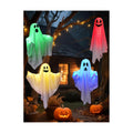 Halloween Decorations Outdoor Indoor 4 Pack Hanging Ghosts Halloween Haunted House Light Up Kit Decor for Tree House Yard Porch Window Bedroom Party