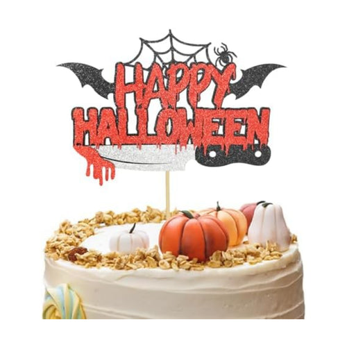 1 Pack Happy Halloween Cake Toppers, Style 2