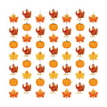Xinnun Fall Thanksgiving Party Decorations Pumpkin Turkey Banner Garland