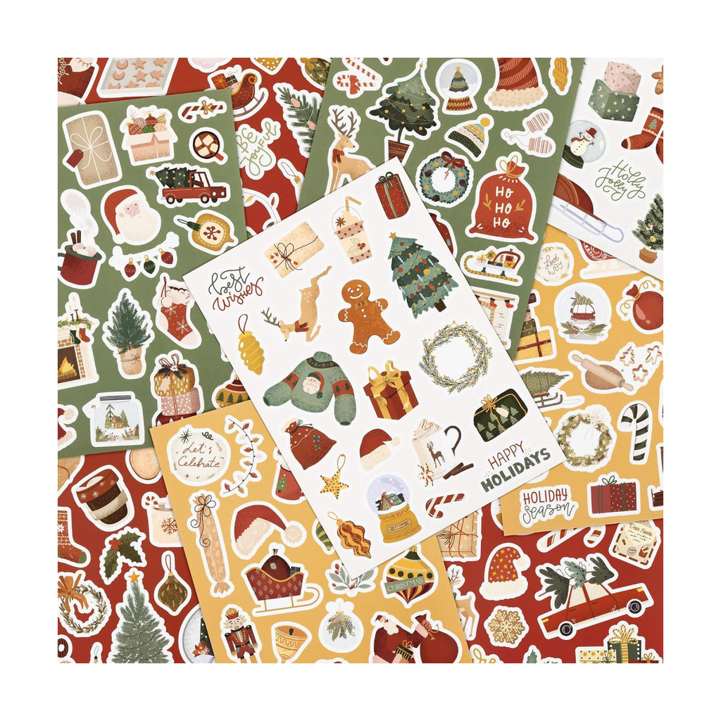 Fun Christmas Stickers for Kids - Large Set of 400 Holiday Stickers