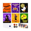 NEBURORA 30 Pack Halloween Greeting Cards with Envelopes and Stickers for Happy Halloween Party Favors Gifts Bag Fillers