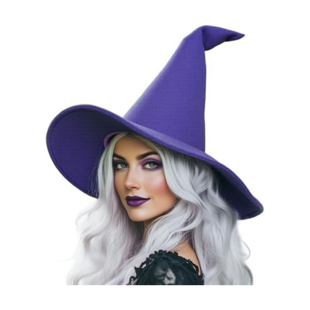 Witch Hat, 18IN Wizard Hat Cosplay Accessories for Halloween