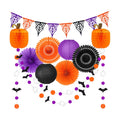 Orange Black & Purple Halloween Party Decorations
