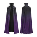 Adult Stand Collar with Hood Reversible Cloak Masquerade Cape for Halloween