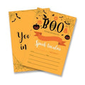 Dumyum 20 Halloween Birthday Invitations with Envelopes