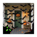 18Pcs Hanging Bats Halloween Decorations Outside Large Bat Outdoor Decor