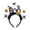 Cute Halloween Headband BOO Ghost Headband Sparkling Halloween Headbands for Halloween Costume