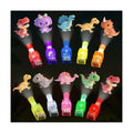 40PCS Dinosaur Party Favors for Kids, LED Light Up Finger Lights Glow in The Dark Toys - Dino Theme Birthday Party Supplies, Goodie Bag Fillers, Classroom Prizes, Pinata Stuffers for Boys Girls
