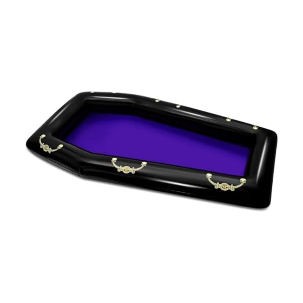 Aoriher Wednesday Party Decoration Halloween Purple Inflatable Coffin