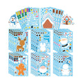 32 Sheets Make Your Own Christmas Stickers, Winter Stickers for Kids
