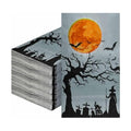 SietDESEO 50 PCS 3-ply Halloween Dinner Napkins 13 x 15.7 Inch Guest Bathroom Napkins Disposable Hand Towels for Halloween Party Supplies Paper Napkin Decorative
