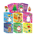 32 Sheets Christmas Stickers for Kids, Make Your Own Sticker, Kid Christmas