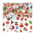 JULBEAR 300Pcs Christmas Foam Stickers Bulk Self Adhesive Puffy Designs