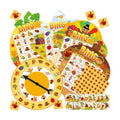 Thanksgiving Bingo Game Cards for Adults 24 Player Fall Harvest Bingo Cards with Turntable Stickers Thanksgiving Autumn Games Set for Party Activities Home Family Party Game
