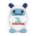 Yet for My First Christmas – Christmas Decorations Handmade Crochet Mini Decor, New Parents Keepsake, Adoption Gift for Infant Holiday Milestone Celebration