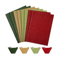 JarThenaAMCS 96 Sheets Christmas Tissue Paper Green Brown Red Wrapping Paper for Winter Xmas Home Party DIY Crafts Supplies, 14 x 20 Inch