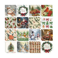 Gueevin 45 Pack Christmas Decoupage Napkins Vintage Holiday Craft Paper