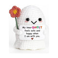 Unique Heartfelt Gift for Women Bestie Friends Pocket Hug Crochet Ghost
