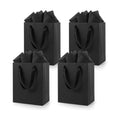 Epoesch Black Small Gift Bags with Handles and Tissue Paper, 4 Pack