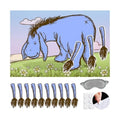 Winnie Pin The Tail On Eeyore Donkey Fun Party Game for Pooh Baby Shower Birthday Decorations, Pin The Tail On Donkey Poster with 20 Tail Stickers and Blind Fold.