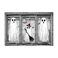 Large Halloween Window Clings for Glass Windows Ghosts Silhouette