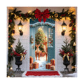 Christmas Door Cover Banner for Front Door Porch Winter Holiday Decor
