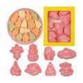 8 Pcs Halloween Cookie Cutters Set Baking Molds 3D Halloween Press type Cookie Cutter for Baking, Fondant, Cheese, and Pastries