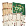 Fullhawl 102 Pcs Christmas Trivia Games for Large Group Festival Question Answer Guessing Word Scramble Cards Activity for Xmas Indoor Game Holiday Party Activity Family Friends(Kraft,Candy Canes)