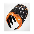 Huachi Halloween Headbands for Women Girls, Boo Pumpkin Skeleton Candy Knotted Headband 4PCS, Halloween Hair Accessories Gifts