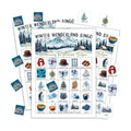 Winter Bingo Game, Winter Wonderland Party Game Cards for Adults, 24 Players Christmas Activities for Family Friends, Large Xmas Holiday Family Party Supplies Favor Decor, (005)