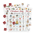 Christmas Bingo Game, Christmas Song Party Game Cards for Adults, 24 Players Winter Holiday Activities for Family Friends, Large Xmax Musical Party Party Supplies Favor Decor, (004)