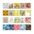 Crtiin 20 Pack Decoupage Napkins Floral Cocktail Decorative Paper Napkins