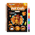 FUNNYB&G Foil Art Craft Kit for Kids, Thankgiving Crafts Gift Toy for Kids