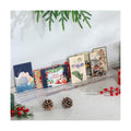 Cinnvoice 2 Pack Acrylic Card Display Holders Stand 11.8" Table Display Organizer for Christmas Greeting Cards Birthday Cards Photos Menus Table Number 3-slot Desktop Shelf Mantel Decor